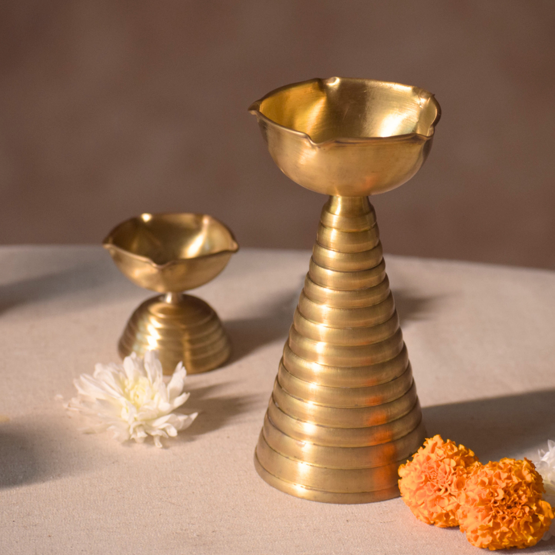 Brass Diya (Short)