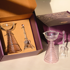 Ringing Glass Bell Pink