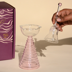 Ringing Glass Bell Pink