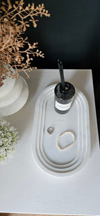 Oval Marble Tray