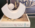Sculptural Marble Accent