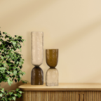 Axel Textured Glass Decorative Object (Tall)