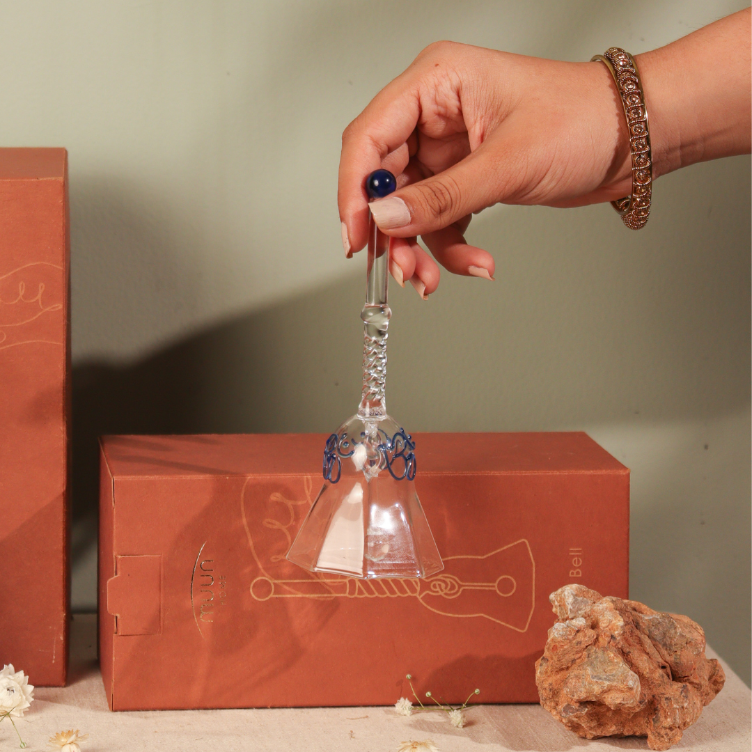 Ringing Glass Bell Amber