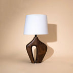 Phoenix Textured Wooden Lamp