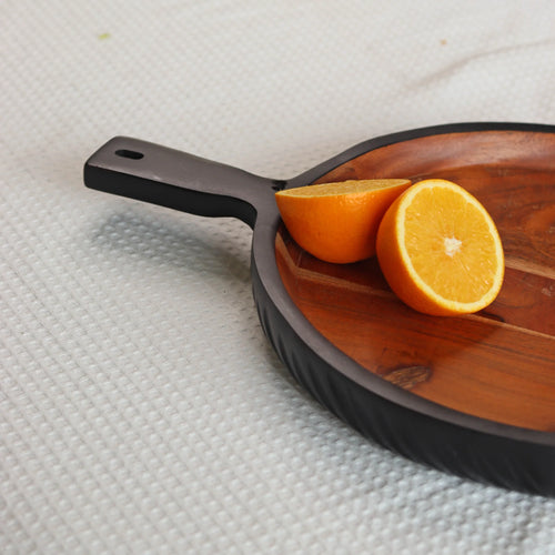 Acacia Wood Server with handle